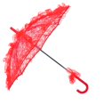 thumbnail image 2 of Lace Parasol, Exquisite Bridal Umbrella Beautiful Decorative Handicraft  For Photos For Weddings For Parties Red, 2 of 8