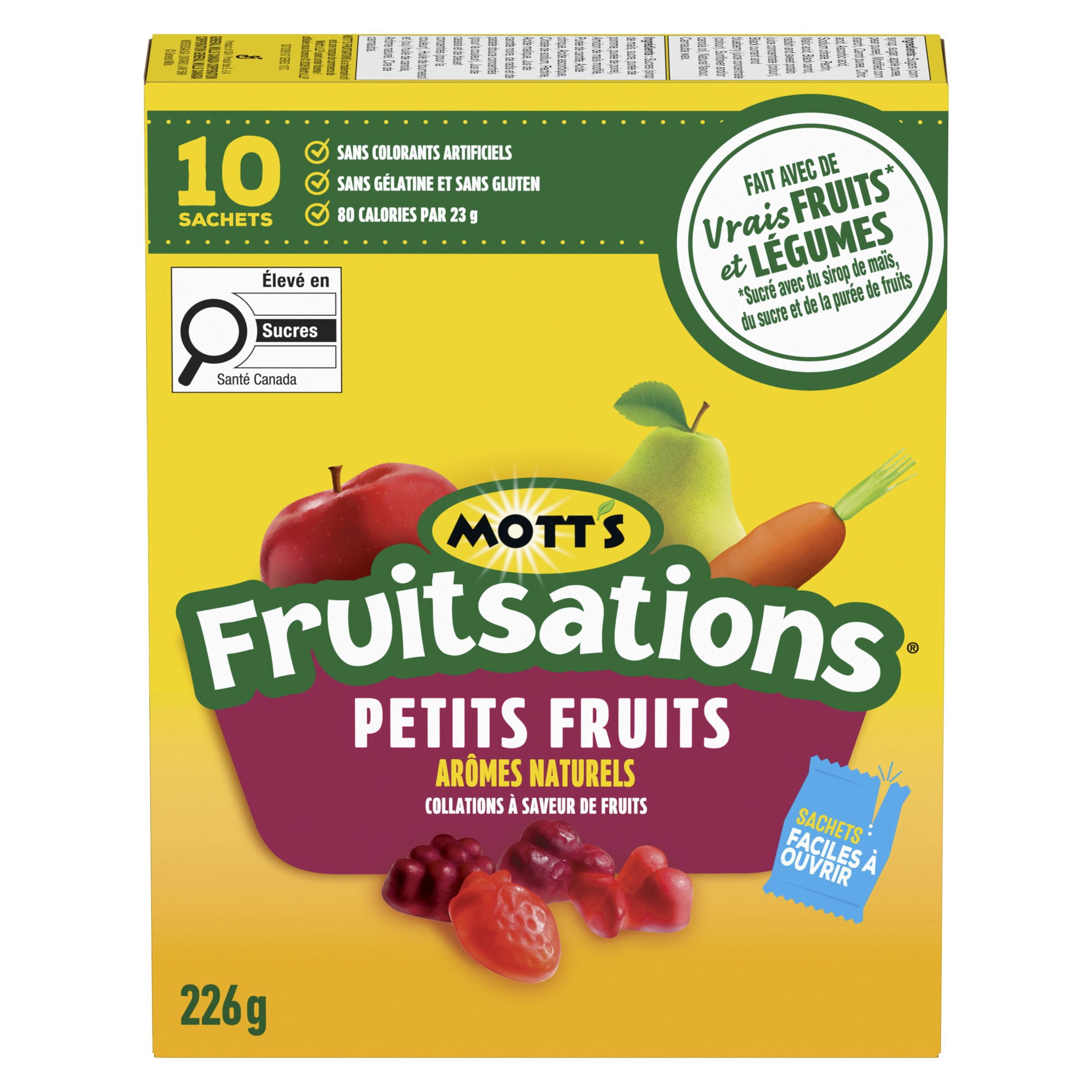 MOTTS FRUITSATIONS PLUS VEGGIE FRT FLVRD SNCKS BERRY