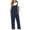 Marine, variante sur hoksml Salopette à Bavette pour Femme Décontractée Ample en Coton et Lin Combinaison Ample avec Poches Combinaison une Pièce Combinaison Mode Pantalon de Voyage Vacances Vêtements 2025 en Liquidation