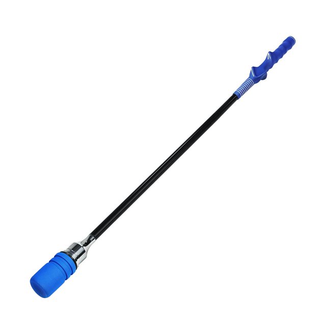 jinwen Golf Swing Golf Grip Training Aid Golf Alignment Stick Portable Tool Golf Practice Rod for Men Women Chipping Driving Blue