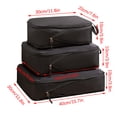 thumbnail image 3 of Clearance,Duffle Bag,Travel Bag,Travel Clothes Compression Storage Bag Three Piece Portable Multifunctional Luggage Bag, 3 of 5
