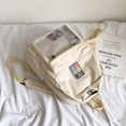 thumbnail image 3 of AMERTEER Tailored Large Capacity Solid Color Waterproof Nylon Casual Backpack School Bag, 3 of 6