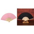 thumbnail image 1 of (2-Pack) Rinsvye Solid Fan Folding Teen Decorations 14 Party Wedding Hand Dance Tissue Pom Poms Held Silk Pattern Color Thank You for Your Service Banner Tools & Home Improvement, 1 of 4