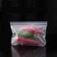 thumbnail image 4 of Sacs Alimentaires Réutilisables à Moins de 5 $! Sacs de Rangement Alimentaires Réutilisables CQCYD, Sacs de Conservation pour Réfrigérateur en EVA, Sacs Hermétiques Scellés pour Fruits et Légumes, Usage en Cuisine, 4 of 7