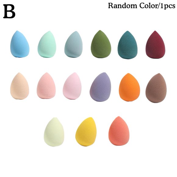 Random Color Makeup Egg Water Drop Bevel Cut Wet And Dry Dual Use Powder Puff Gourd Makeup Egg Powder