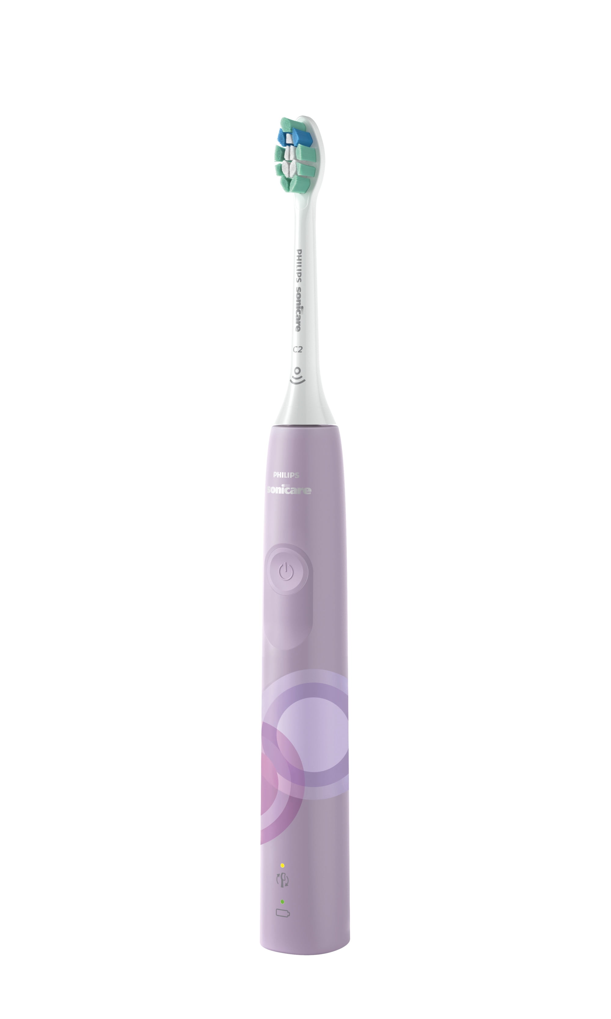 Philips Sonicare 4100 Brosse à Dents Rechargeable, Lilas Luxuriant Prismatique, HX3689