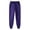 Purple, variant on TIMIFIS Gray Men's Active Fleece Sweat Pants Casual Sweatpants Basic Solid Winter Warm Hip-hop Athletic Sweatpants with Pockets - Spring/Summer