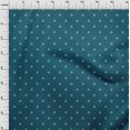 thumbnail image 4 of oneOone Rayon Teal Blue Fabric Block Sewing Material Print Fabric By The Yard 56 Inch Wide, 4 of 4