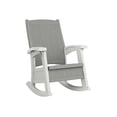 thumbnail image 1 of Suncast Rocking Chair with Storage for Outdoor Patio – 7 gal. Resin Seat, Dove Gray/Ice Cube, 1 of 9