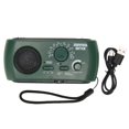 thumbnail image 1 of Radio à Manivelle Portable Pratique Torche LED Extérieure Multi Bande AM/FM/SW Radio Météo Solaire à Manivelle, 1 of 8