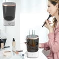 thumbnail image 1 of Dvkptbk Electric Makeup Brush Clean Makeup Brush Cleaner Cosmetic Brushes Cleaner Gift Cosmetic Brushes Cleaner Makeup Brush Washer for Girlfriend All Size Brushes Storage & Organization, 1 of 6