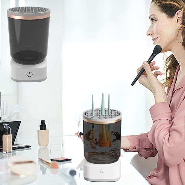 Dvkptbk Electric Makeup Brush Clean Makeup Brush Cleaner Cosmetic Brushes Cleaner Gift Cosmetic Brushes Cleaner Makeup Brush Washer for Girlfriend All Size Brushes Storage & Organization