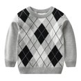 thumbnail image 2 of Chandail d'Automne pour Garçons, Col Rond, Manches Longues, Tricoté, Hiver, 2-8 Ans, 2 of 9