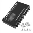 thumbnail image 1 of 4X 5-Band Car Audio Equalizer, Adjustable 5 Bands EQ Amplifier Graphic Equalizer with CD/AUX Input Select Switch,Black, 1 of 7