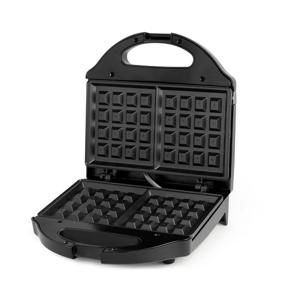 Salton gaufrier de style Belge - 2 gaufres, Noir, WM1075BK