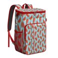 thumbnail image 1 of Fresh Geometric Watermelon Cooler Backpack - Insulated Soft Cooler Bag for Picnic, Work & College - 20L Capacity, Easy to Clean, Great for Fruit & Drink Storage, 1 of 6