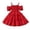 Red, variant on FhsagQ Dresses Girls Christmas Dresses Size 6 Fancy Toddler Kids Baby Girls Tutu Dress Ruffles Solid Princess Wedding Party Dresses Girls Christmas Dresses Size 6-7 18-24 Months