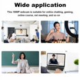 thumbnail image 1 of Laptop 1080P Resolution Webcam with Microphone Computer Noise Cancelling USB Camera Home Network Meeting Cam Desktop PC Supplies White, 1 of 1