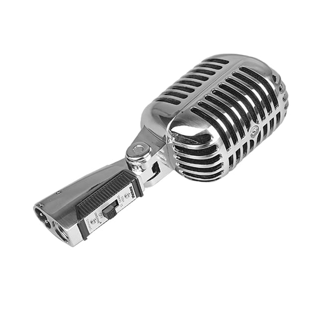 crativent Dynamic Microphone Vintage Portable Nightclub Stage Performance Karaokes Interview Chatting Mic Electric Audio Singer