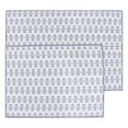 thumbnail image 1 of hometrends Blue Memory Foam Bath Rug 2 Piece Set, 1 of 4