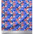 thumbnail image 1 of Soimoi Poly Georgette Fabric circle & brush stroke Abstract Print Fabric by Yard 52 Inch Wide, 1 of 1