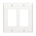 thumbnail image 1 of Plaque murale Decora pour deux dispositifs, en blanc, 1 of 1