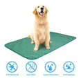 thumbnail image 1 of Pet Dog Potty Training Pad Reusable Washable Leak Proof Pee Pad Natural Bamboo Fiber Premium Waterproof Pad /Bed Mat Cleanup Training Soft Absorbent Protection Potty Mat Green Color S siz, 1 of 7