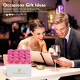 thumbnail image 4 of Eterfield Fleurs Éternelles Fleurs Préservées pour Livraison Roses Réelles Qui Dont la Durée Plus d'Un An Cadeaux pour Elle Fête des Mères Saint-Valentin (Boîte Carrée Blanche, 16 Roses), 4 of 5