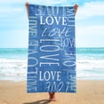 thumbnail image 4 of CEHVOM Microfiber Beach Towel Super Lightweight Colorful Bath Towel Sandproof Beach Blanket Multi-Purpose Towel For Travel Swimming Pool 30x60 Inch Clearance, 4 of 7