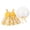 Yellow, variant on Toddler Girl Dress Cute Dress For Girls Birthday Dress For Girls Summer Princess Party Dress Cute Baby Girl Clothes 12-18 Months