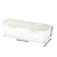 thumbnail image 3 of Pasta Storage Container Airtight Noodle Organizer Refrigerator Kitchen Herb Keeper Sealed Spaghetti Box Dry Food Pantry Organizer Transparent Lid, 3 of 5