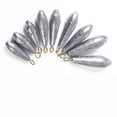 thumbnail image 2 of TopOne Raindrop Streamlined Shape Fishing Weights Fishing Lead Sinker For Bottom Fishing Sea Fishing, 2 of 7