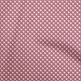 thumbnail image 1 of oneOone Cotton Poplin Magenta Fabric Houndstooth Sewing Craft Projects Fabric Prints By Yard 56 Inch Wide, 1 of 4