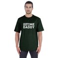 thumbnail image 1 of Inkmeso Men's Graphic Printed "First Time Daddy" Short Sleeve Tee Shirt Jersey Shirt For Dad, 1 of 7