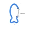 thumbnail image 3 of CHOK Outdoor Safety Buckle Mini Carabiner Clip Backpack Clips Aluminum Alloy Gear Hooks for Hanging Spring 15 Pcs, 3 of 6