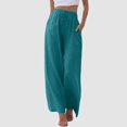 thumbnail image 2 of Women Pants Bell Bottoms Multi Colored Slim Trousers Ladies Work Leggings, 2 of 5