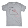 thumbnail image 1 of Find X T Shirt Funny Saying Math Teacher Graphic Sarcastic Gift Novelty Dad Joke (Light Grey) - L, 1 of 3