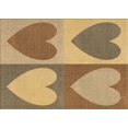 thumbnail image 1 of Ahgly Company Machine Washable Indoor Rectangle Transitional Yellow Orange Area Rugs, 7' x 9', 1 of 7