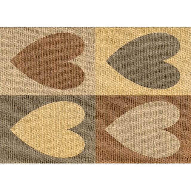 Ahgly Company Machine Washable Indoor Rectangle Transitional Yellow Orange Area Rugs, 7' x 9'