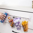 thumbnail image 3 of MesaSe Clear Refrigerator Organizer Bins Set of 5 Fridge Organizers Multifunctional Fridge Storage Bin BPA Free Organizer Clear Kitchen Side Door Cabinet Pantry Container handy, 3 of 7