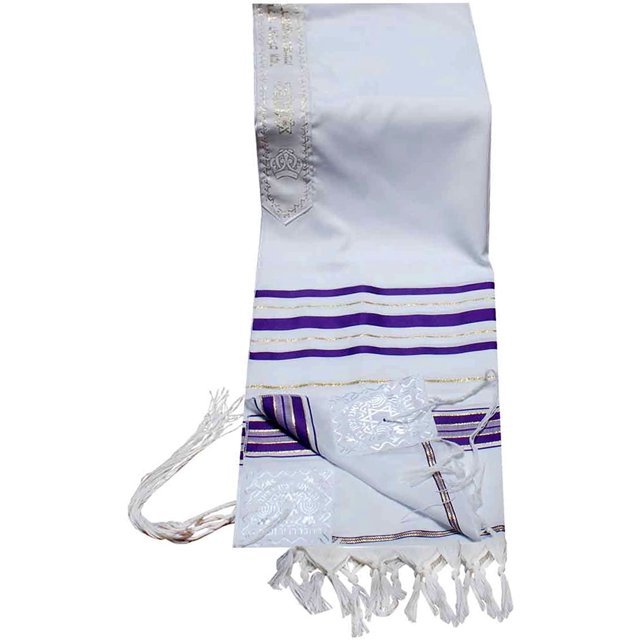 Talitnia Acrylic Tallit Imitation Wool Prayer Shawl