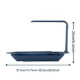 thumbnail image 3 of Oleegame 1PC Shower Soap Dish With Hook Adjustable To Fit Any Size Of Sinks Large Capacity StorageTelescopic Sink Storage Rack Blue, 3 of 3