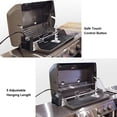 thumbnail image 3 of Rotisserie Grill Kit Switch Stable Rotating Motor, Stainless Steel Universal Heavy Duty Rotisserie Kit for Family Gatherings, Outdoor Roasting, 304 Stainless Steel Material, 3 of 7