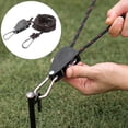 thumbnail image 3 of Cintres à Cliquet pour Corde et Corde de Tente de Camping Extérieure Réglables avec Boucle - 2., 3 of 8