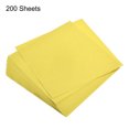 thumbnail image 3 of Unique Bargains 200 Sheets 6x6 Inch Origami Paper Double Sided Lemon Yellow Square Sheet for Art Craft Project, Beginners, 3 of 5