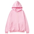 thumbnail image 1 of Zip Up Hoodies for Men Long Sleeve Sweatshirt Loose Fit Solid Color Fall Sweatshirts, 1 of 6