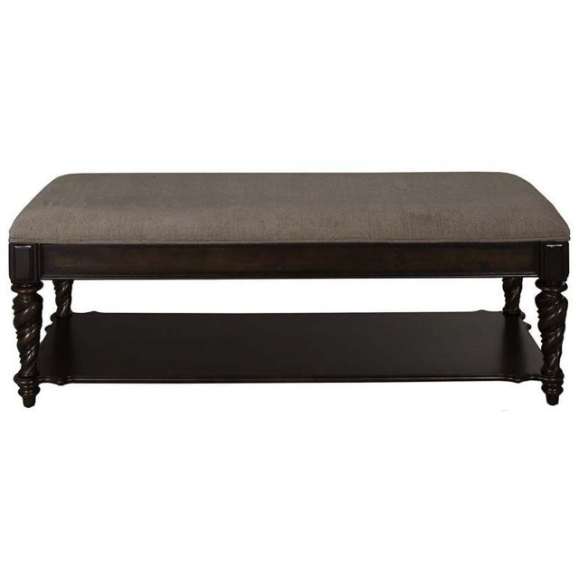 Liberty Furniture Arbor Place Bedroom Bench in Brownstone