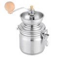 thumbnail image 3 of Stainless Steel Container Manual Coffee Bean Grinder Mills Machine Hand Conical Coffee Burr Grinder Pepper Spice Mills Kitchen Cafe Shop Supplies (Silver), 3 of 8