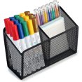 thumbnail image 3 of Desk Organizers and Storage Drawers Office Desk Organizer with 2 Compartments Drawer | the Mesh Collection Black Desk Drawer Organizers and Storage Office Supplies Desk Organizer, 3 of 8