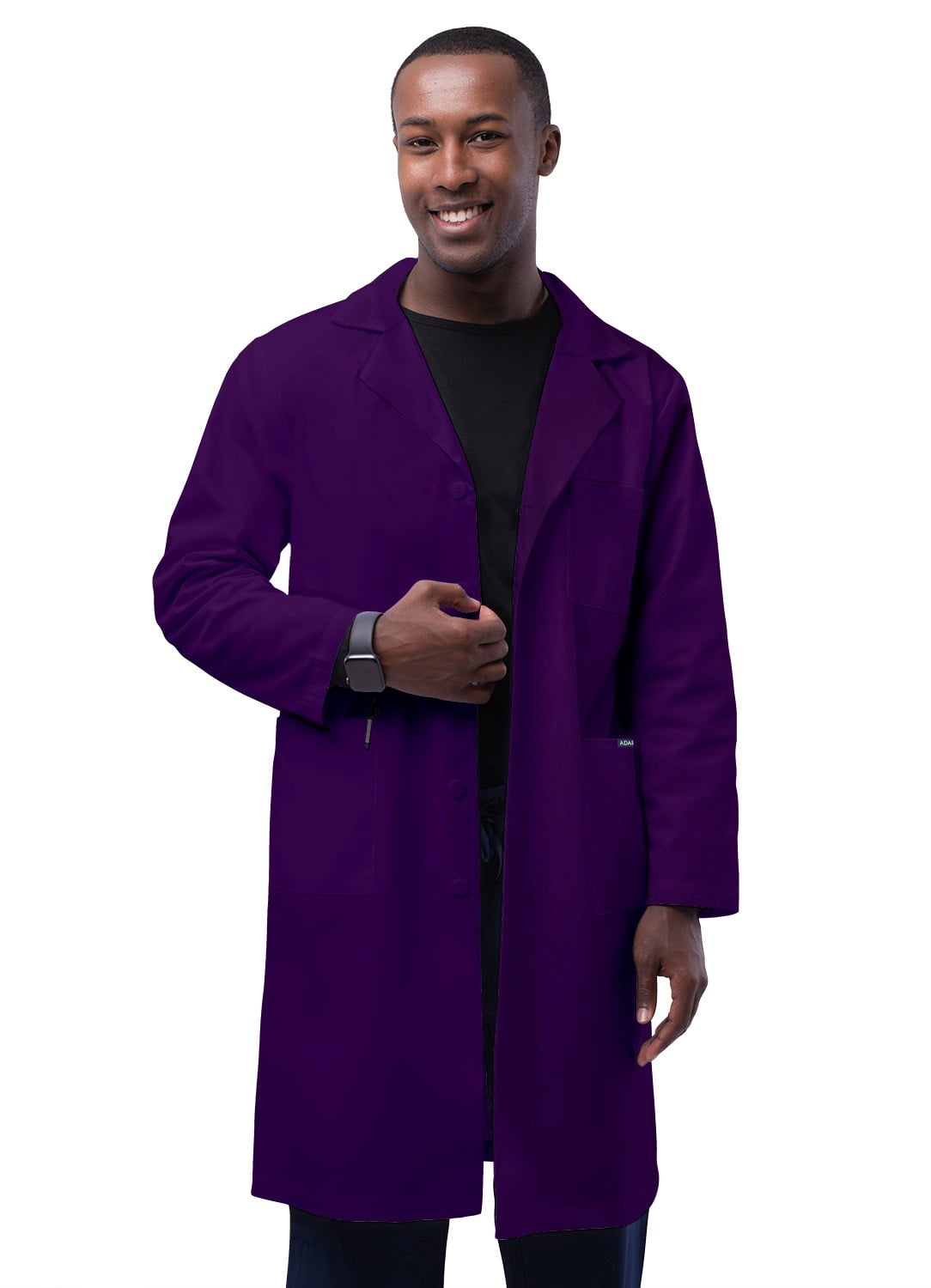 Adar Manteaux de Labo Universels Unisexes - Manteau de Labo Classique 39 Pouces - 803 - Violet - 46